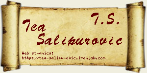 Tea Šalipurović vizit kartica